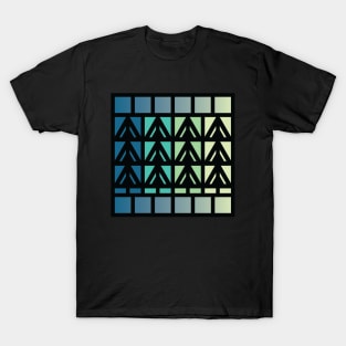 “Dimensional Energy” - V.3 Blue/Green - (Geometric Art) (Dimensions) - Doc Labs T-Shirt